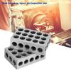 2pcs 25x50x75mm Blocks 23 Holes Milling Parallel Clamping Block Milling Machine Accessories
