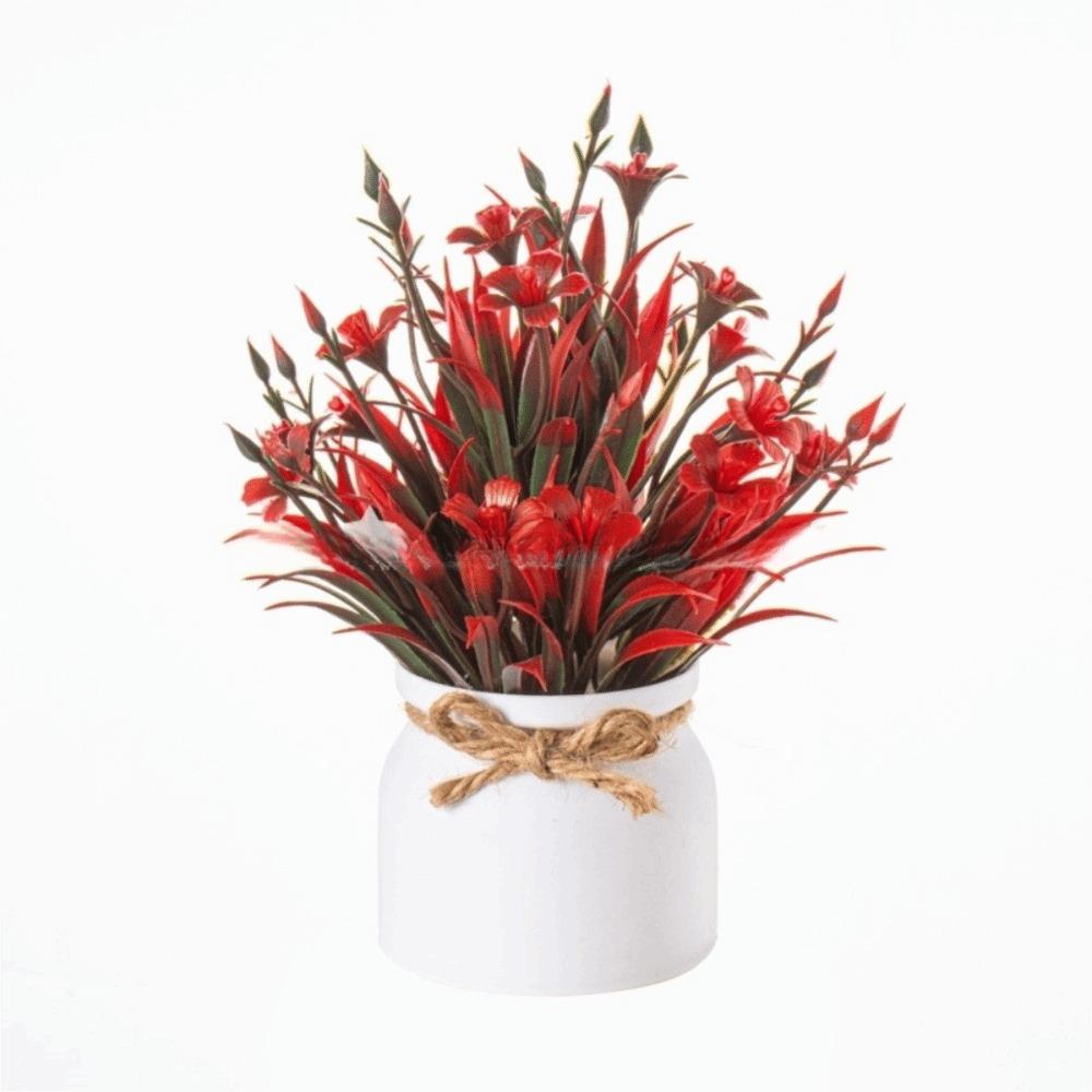 

Mini Fake Potted Flowers Evergreen Bonsai Potted Ornaments Fake Plant Table Decor Simulated Tree Pot Plants Home Garden Decor