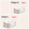Large Capacity Non-Woven Fabric Moving Storage Bag with Handles Cloud Cotton Quilt Organizer Horizontal Style for Home Use