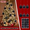 12 PZ Palle di Natale Palline Festa Decorazioni Albero di Natale Ornamento da Appendere Decor