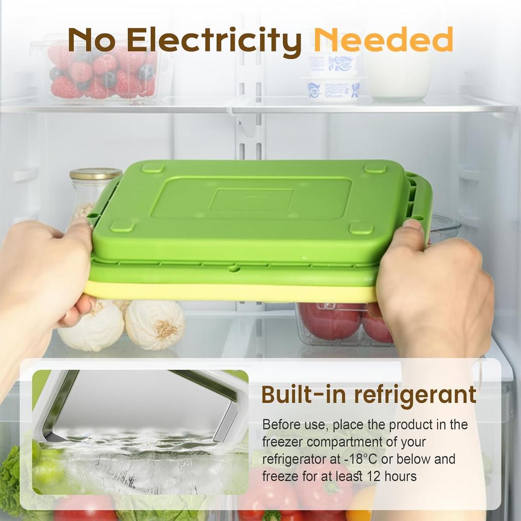 Rolled Ice Cream Maker Kit, 2026 New At-Home Rolled Ice Cream Maker Kit Instant Freeze Plate with 2 Scrapers Stainless Steel Frozen Dessert Maker