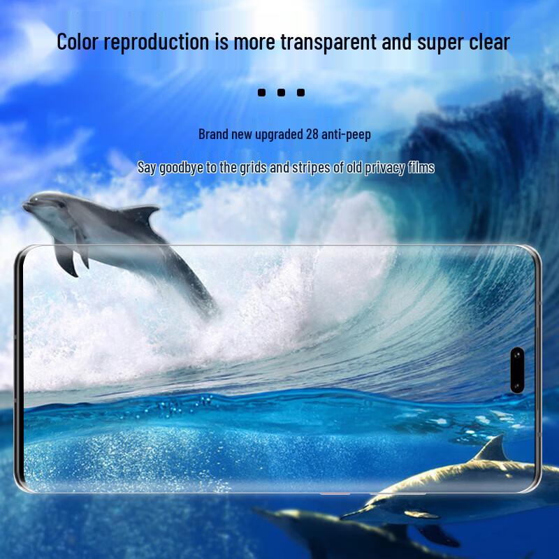 Smorss Anti-Peep Tempered Glass Screen Protector for Honor Magic6 Pro