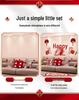 Wedding Ceremony Room Décor Set: Bridal & Groom's Room, Living Room Sofa & Background Wall Decorations