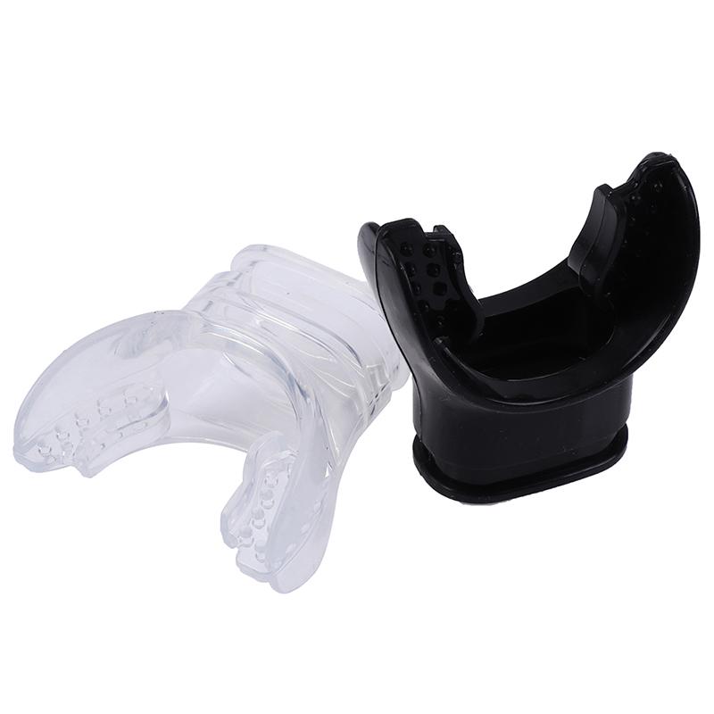 2 st Mjukt Silikon Dykning Andningsrör Munstycke Snorkling Regulator
