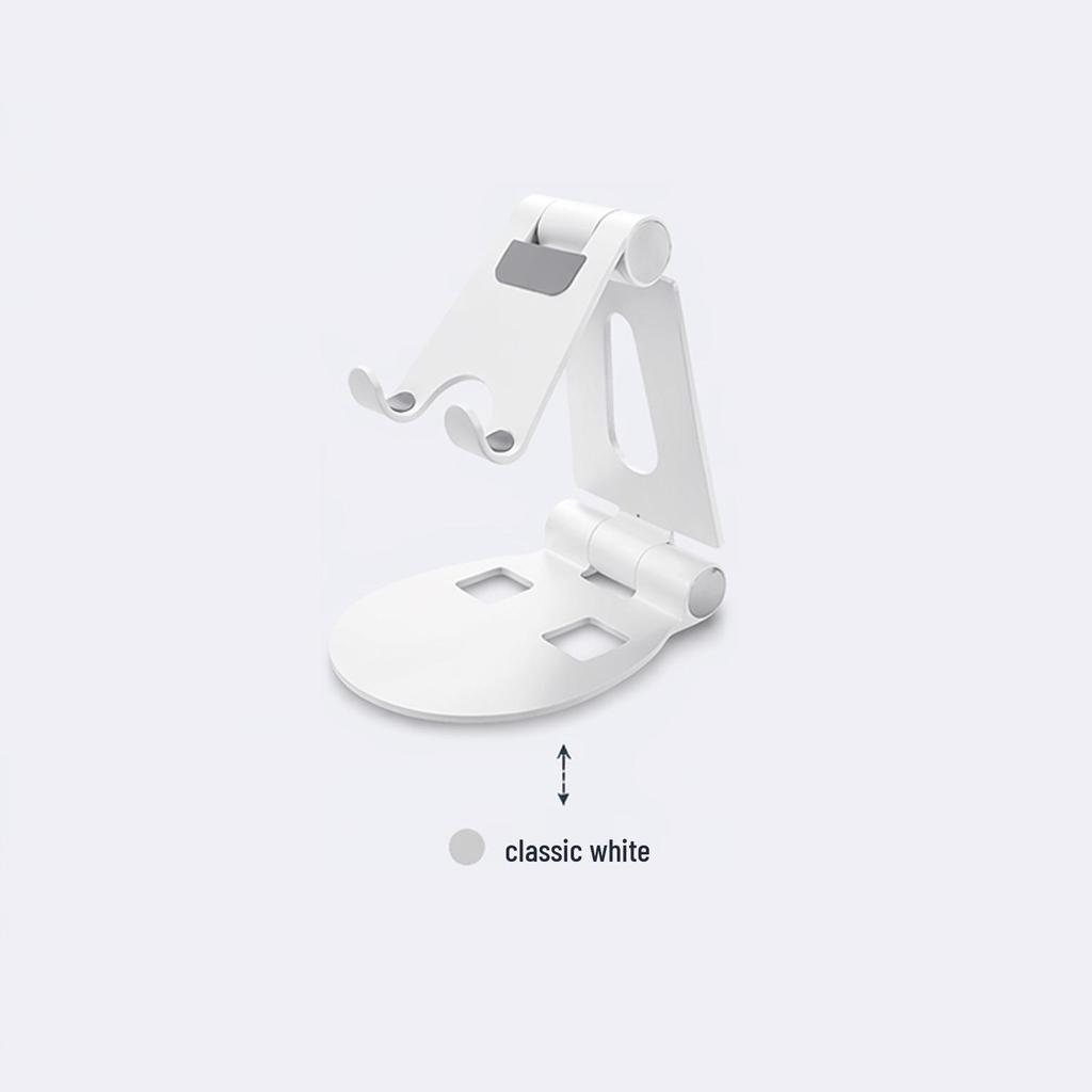 Double Foldable Portable Phone & Tablet Stand: Multifunctional & Creative Gift for Desktop & Live Streaming.