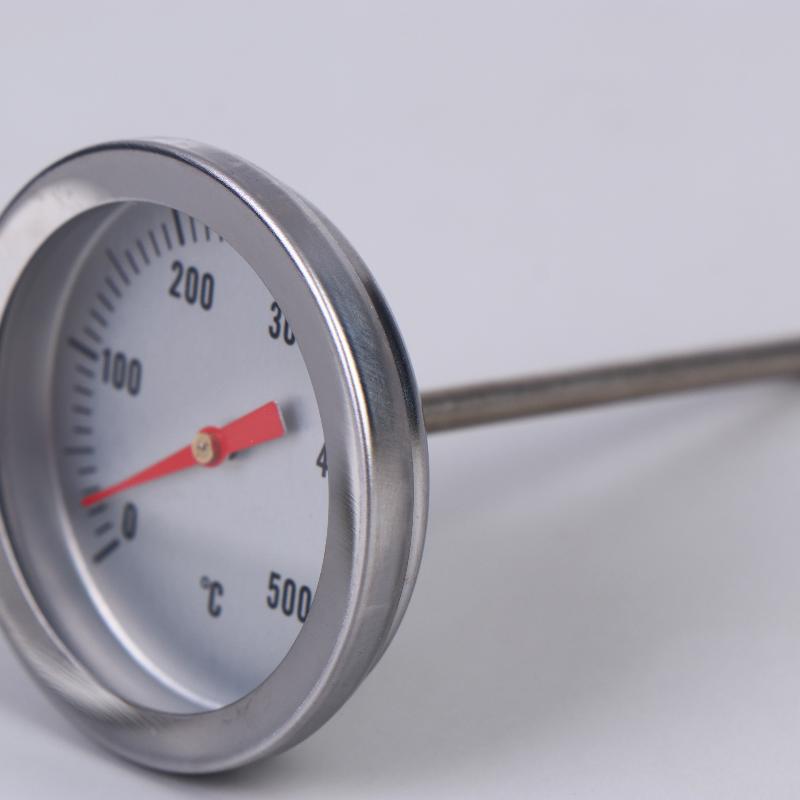 BBQ Bimetallic Oven Grill Temperature Gauge 0-500C For Outdoor BBQ Cooking
