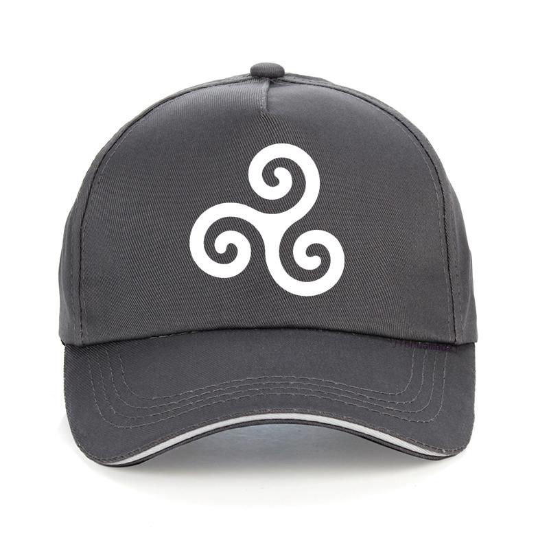 Witchcraft Vortex Hat Viking Triskelion Celtic Knot Spiral Triskele Baseball Cap Vintage Ancient Celtics Symbol Unisex Hats Bone