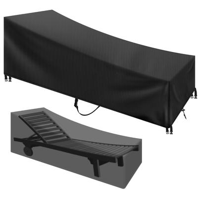 1/2 Confezione Copertura Chaise Lounge Impermeabile per Esterno Giardino Patio Coprisedie Resistente alle Intemperie e al Sole Protettivo per Mobili