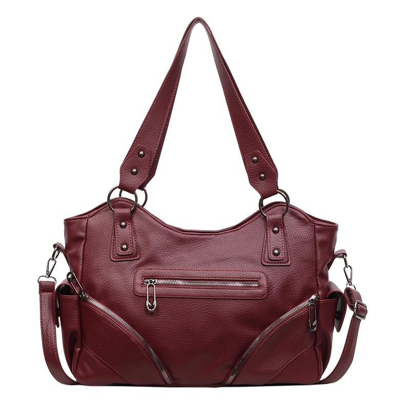 Torba PU Tote o Dużej Pojemności Damska Torba na Ramię