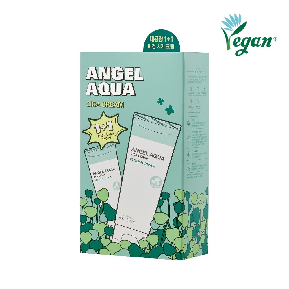 Beyond Angel Aqua Cica Cream Double Plan  150mlx2pack   Vegan 