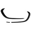 3pcs Glossy Black Front Bumper Spoiler Splitter Trim Replacement for Mercedes?Benz A?Class W176