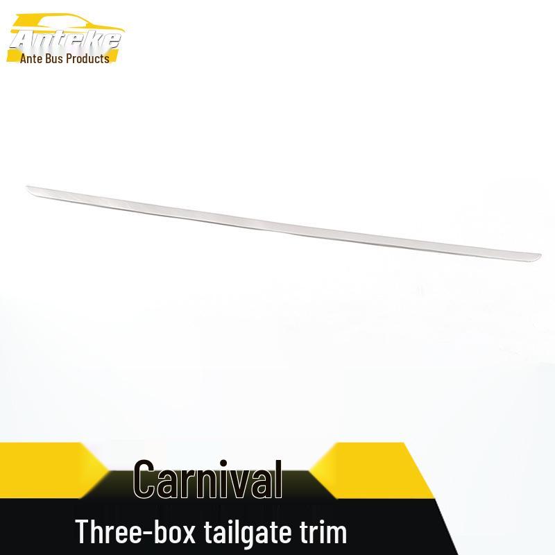 Fiesta Sedan Tailgate Trim: Stainless Steel Trunk Anti-Scratch Bright Strip Accessory