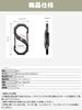 CAMPING MOON Camping Accessories Carabiner Stainless Steel 5cm Set of