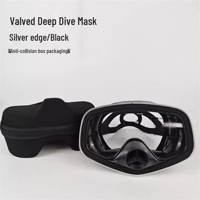YEXIZE Adult Diving Mask with Nose Valve