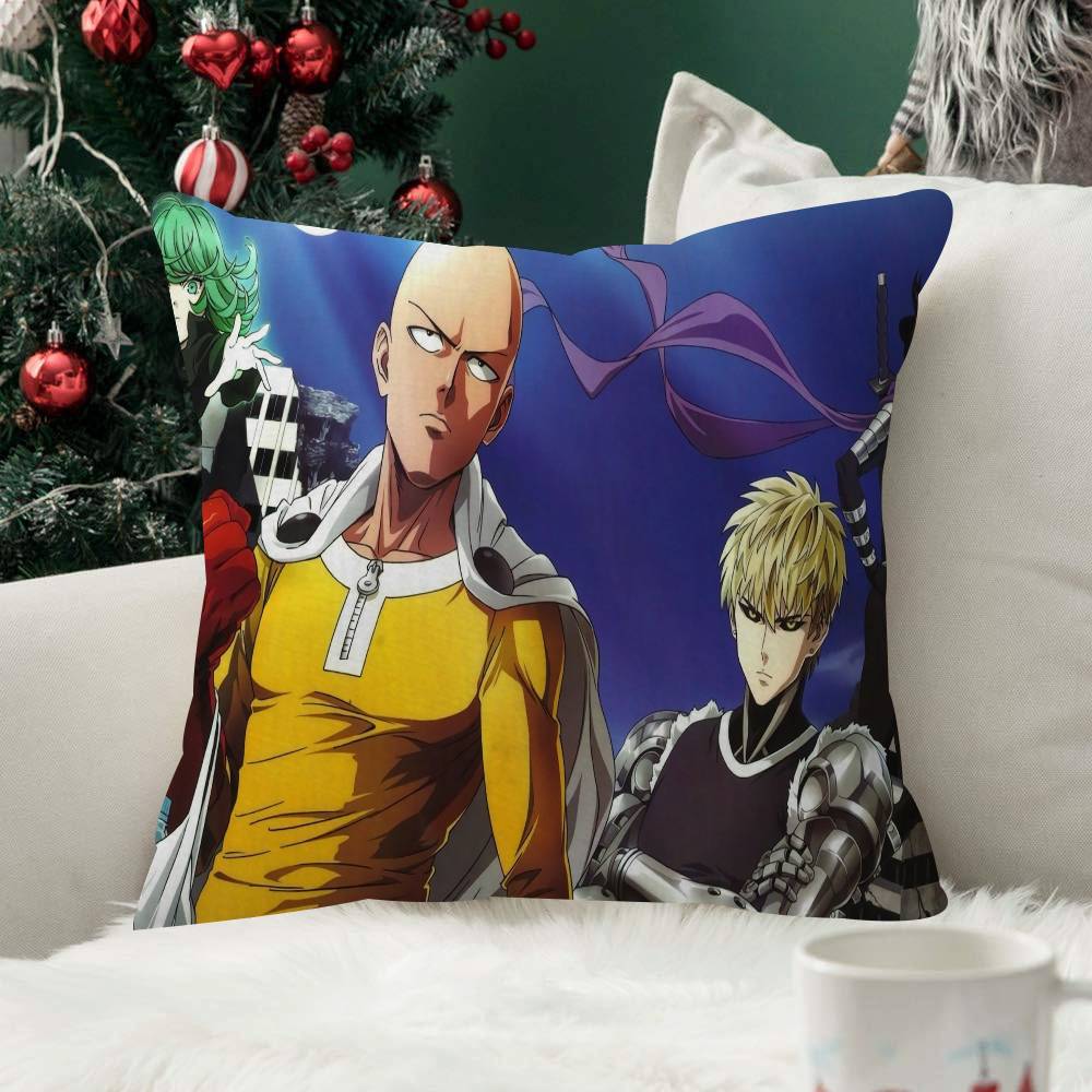 OOne PPunch Man Anime Pillow Cushion Cover Pillowcase Living Room Sofa Home Decorative Pillowcase
