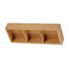 Visible Bamboos Grain Food Platter Independent Separate Snack Tray Display Plate  Dish Serving