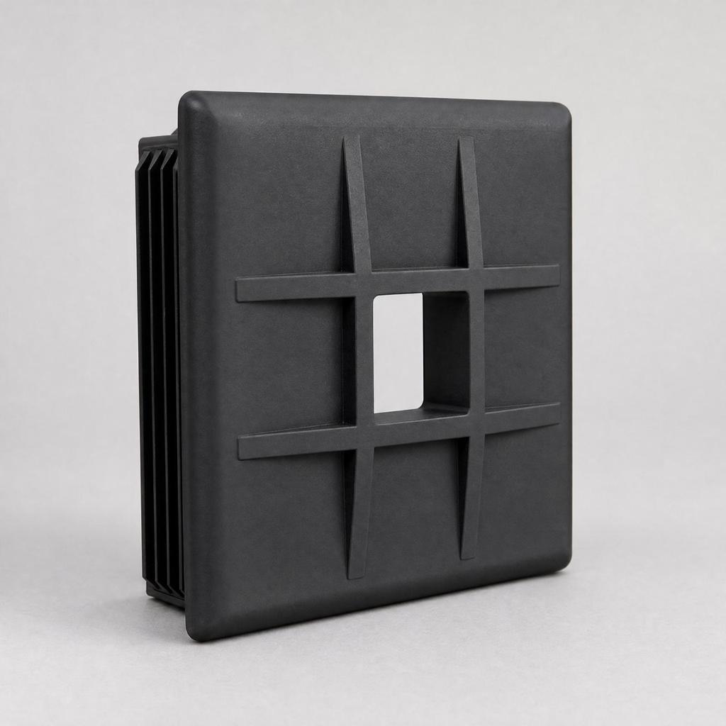 RV Accessories Guarding Square Bumper Cover with Central Opening Lightweight