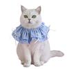 Cat Bib Collar Pet Bandana Scarf Accessories with Bow Adjustable Cat Dog Princess Costume for Christmas Birthday Party Decoration