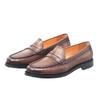 Mode Top Qualität Herren Italienische Handgefertigte Echtleder Slipper Loafer Business Casual Spitzschuhe Herren Kleiderschuhe