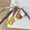 Sturdy Climbing Rope Keychain with Color Baseball Designs Suitable for Daily Commute and Outdoor Adventure Daily Use