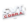Car Sticker SVT COBRA Emblem Badge Rear Trunk Decal Front Hood Grille for Mustang Shelby SVT Cobra F150 F250 F350 GT Fiesta