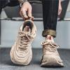 Men's thick soles shock-absorbing casual sports shoes four seasons breathable soft sole outdoor running shoes student sneakers