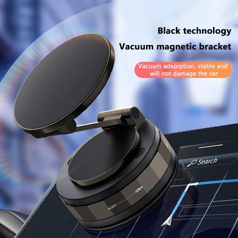 Vacuum Suction Phone Holder Magnetic Car Navigation Bracket 360 Degree Rotation For Xiaomi Iphone Huawei Multyple Phone