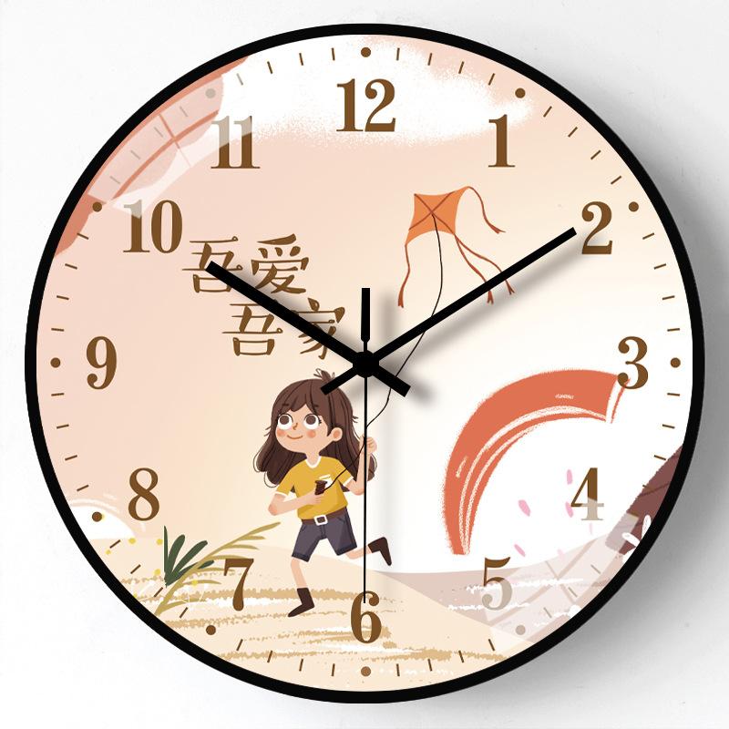 10-inch 25cm modern simple style clock wall clock personalized creative home living room art deco clock