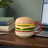 Ceramic Coffee Mug Drinking Cup for Cold Drink Milk Gift Burger Tea