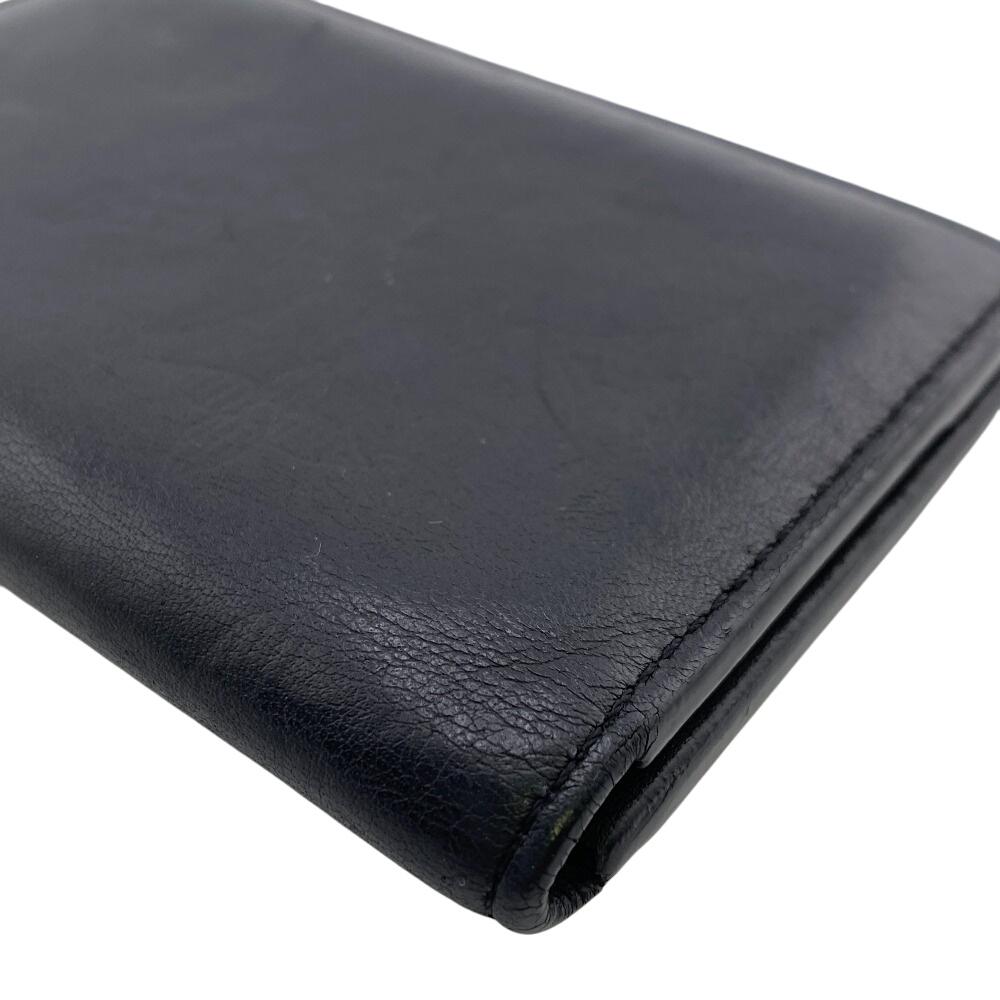 Louis Vuitton M62899 Monogram Shadow Leather Organizer Dupoch Card Case Black Leather Unisex Used