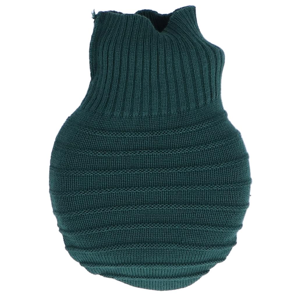 Hot Water Bottle Bag Explosionproof Silicone Hot Water Bottle with Knit Cover for Family Life 245ml