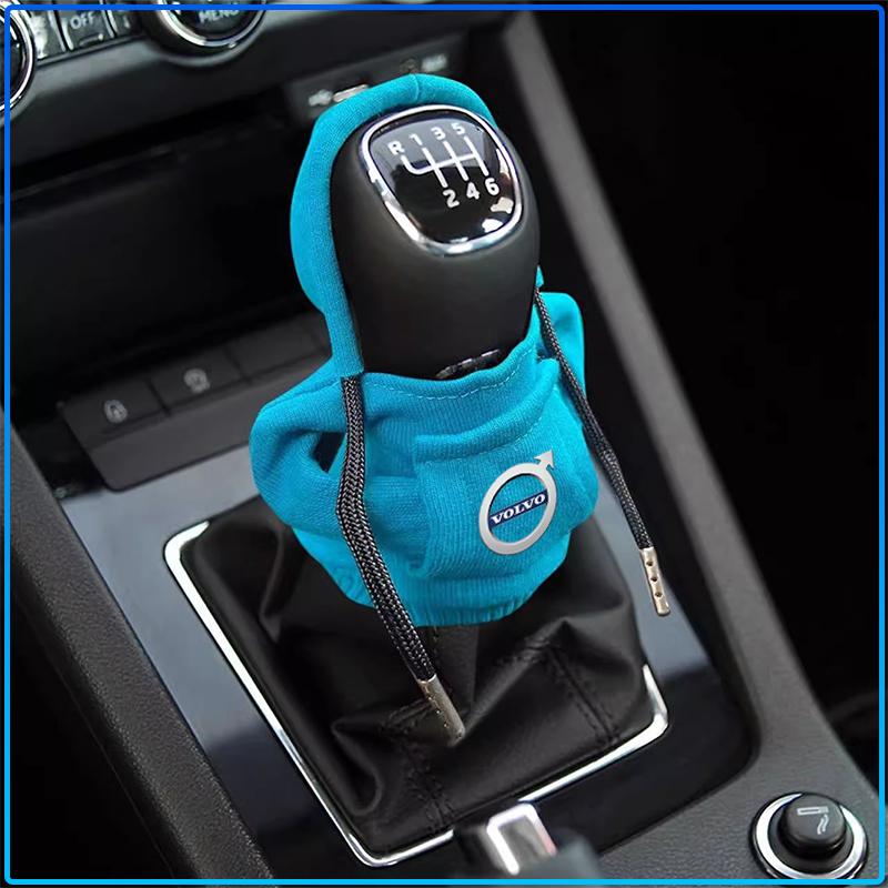 Hoodie Car Gear Shift Knob Cover Gearshift Handle Interior Decorative For Volvo XC90 XC60 XC40 V40 V50 V60 S40 S50 S60 S70 S80 S90 240 C70 Vnl Truck