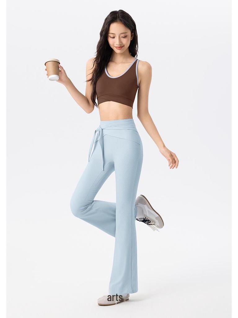High-Waisted Butt-Lifting Flare Yoga Pants for Women