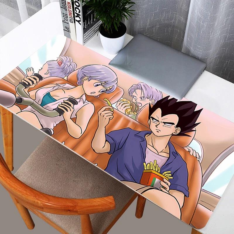 DBZ Dragon Ball Bulma Mouse Pad Anime Gaming Accessories Large Carpet Gamer PC Computer Keyboard Desk Mat Mausepad