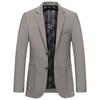 Autumn and Winter Men's Blazer Fashion Down Inner Warm Casual Suit Men's Solid Color Men's Suit