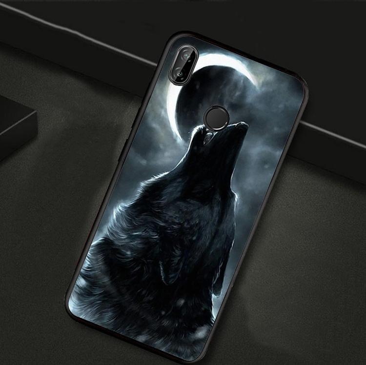 

Moon Roaring Wolf For Huawei Nova Y61 Y91 Y73 Y72 Y70 Y90 Y60 12s 12i 11i 8i 9 10 SE P40 Lite P30 P60 Pro Case Huawei Nova 12i