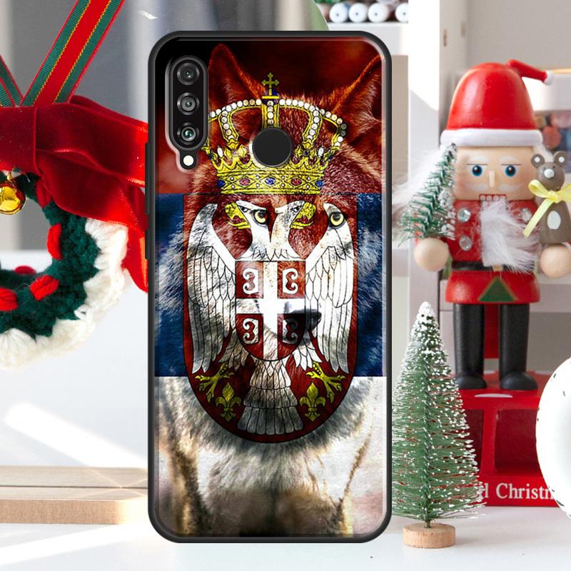 Flag of Serbia Serbian For Huawei Nova 7i 8i 11i 12i 12s Y73 Y70 Y90 Y60 Y72 Y61 Y91 9 10 SE P30 Pro P40 Lite Case