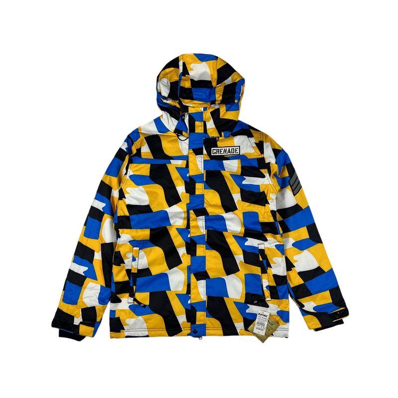 European and American Style Men's Outdoor Windproof and Waterproof Snowboard and Ski Jacket, Casual Loose-Fitting Autumn and Winter Padded Coat
