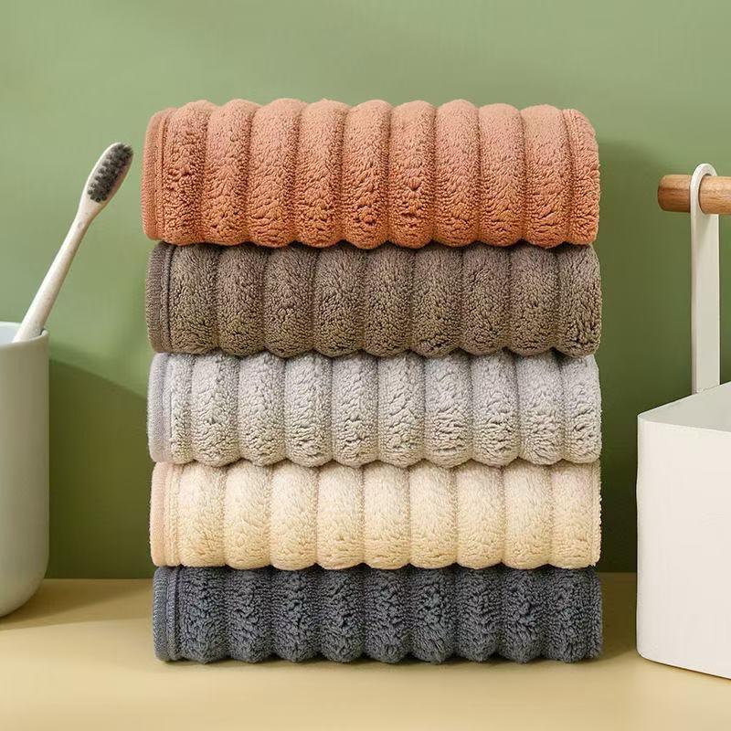 5-Piece Luxury Soft Super Absorbent Hand Towel Set - 11.8*11.8 Inch Quick Drying Washcloths For Household And Daily Necessities