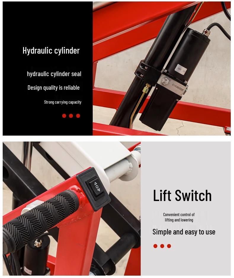 Compact Electric Forklift: Portable Articulated Hand Pallet Stacker for Loading & Unloading