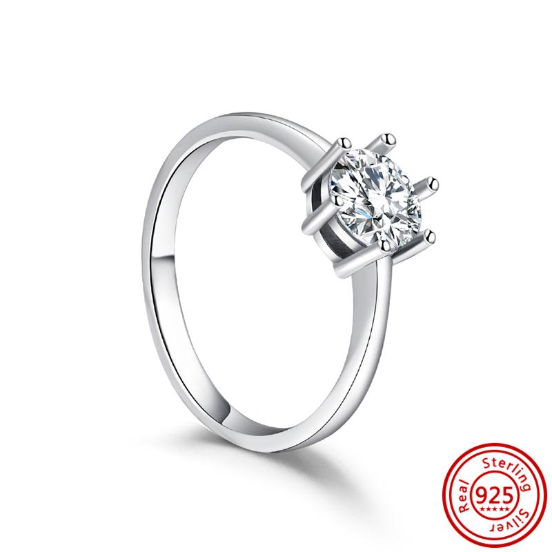 Inel de Deget Inimă Roșie Inele cu Zircon Strălucitor Zircon Spumos Pentru Femei Cupru Sterling 925 Nuntă Logodnă Petrecere Cadouri de Lux