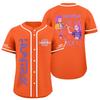Children's Casual Cartoon Print Short-sleeved Baseball Jerseys Children's Sportswear Top