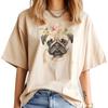 Pug Tshirts Women Y2K Tshirt Girl Anime Funny Clothes