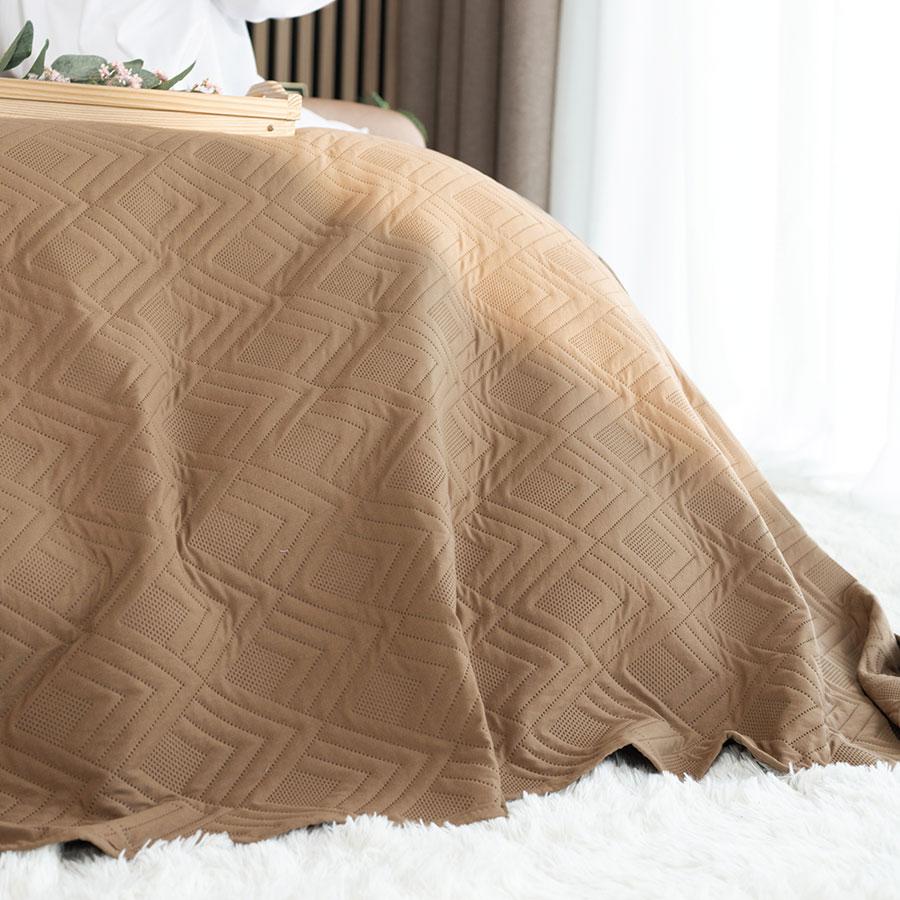 AVILA Bedspread - Brown Elegance - 200x220cm