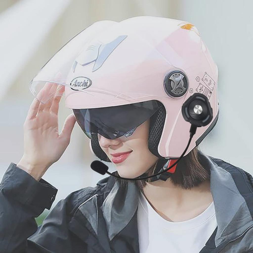 Bone Conduction Helmet Headset, Bluetooth 5.3, Helmet, Speaker, DSP Noise Reduction Microphone, Music Playback,