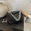 Chain Bag, Women's Single Shoulder Crossbody Bag, Large Capacity Casual Bag, Diamond Inlaid Bag