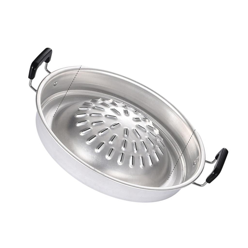 Barbecue Grill Pot Steak Grill Charcoal Pan Multifunctional Aluminum Barbecue Grill Hot Pot for Family Gathering Outdoor Picnics