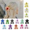 Bunte Gradienten Haarklammer Set Süße Blume Haarklammer Damen Stilvolle Haarspange für Damen und Mädchen Strand Accessoires