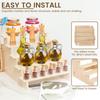 3/4/5 Tiers Wooden Display Stand Riser Perfume Organizer Doll Figure Toy Showcase Dispaly Ladder Shelf Makeup Spice Rack