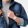 Bohemia Elastic Belt Watch Gray with Arabic Numerals, Analog Quartz, Water Resistant Fashion Accessory